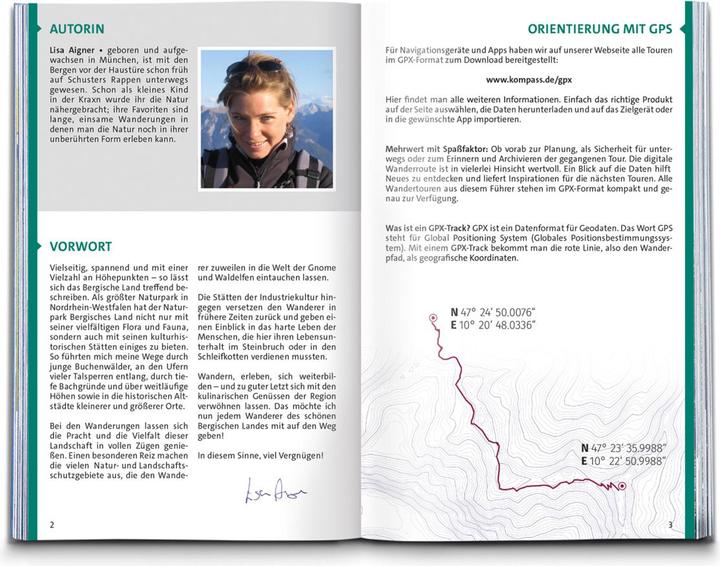 Actual product image Wanderführer Bergisches Land, Naturpark zwischen Rhein und Sauerland, 60 Touren (German, Lisa Aigner, 2023)