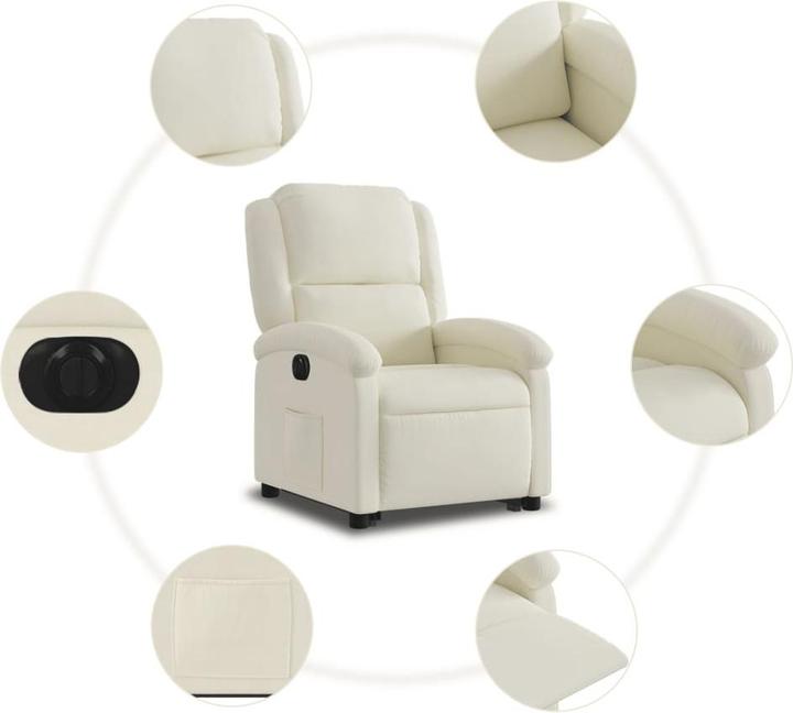 Image du produit VidaXL Fauteuil de massage releveur électrique Velours