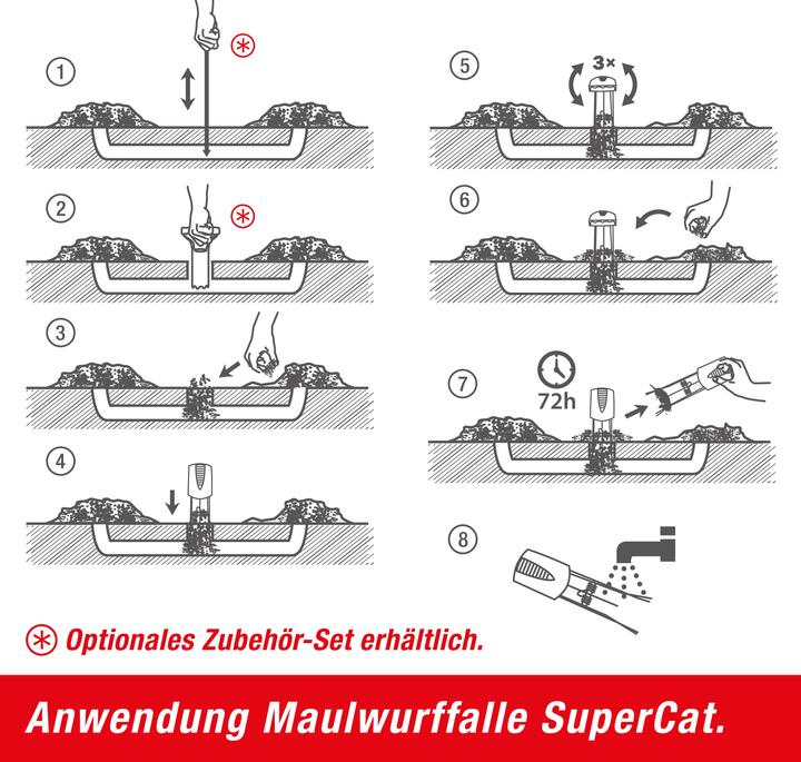 Produktbild Super Cat Maulwurffalle SuperCat 1er