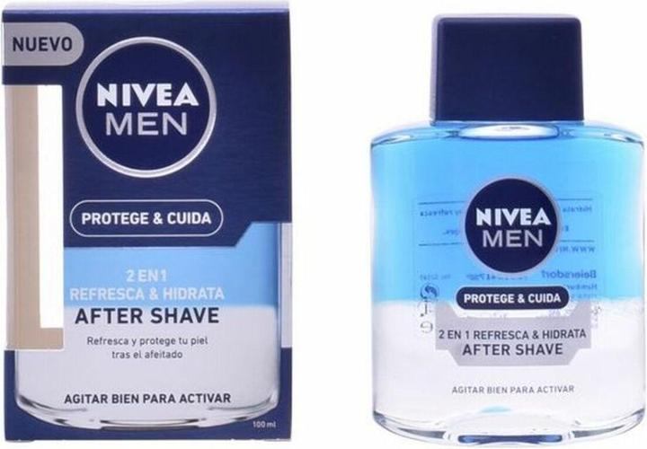 NIVEA MEN PROTEGE & CUIDA after shave 2 en 1 100 ml (Lotion, 100 ml)