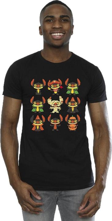 Actual product image Disney Mens Lilo & Stitch Halloween Costumes T-Shirt (5XL)