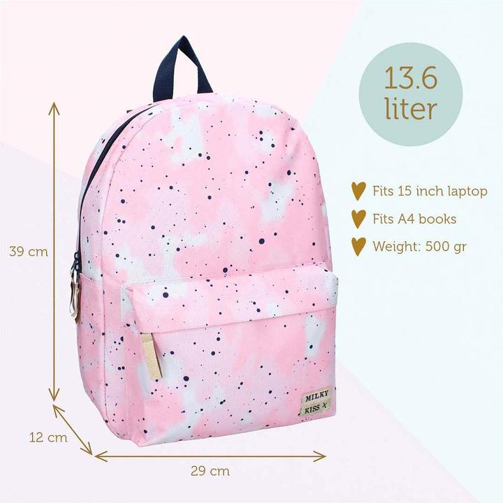 Milky Kiss – Rucksack im auffälligen Punktdruck