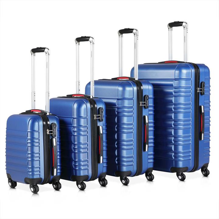 Monzana Hartschalenkoffer (120 l, Handgepäck (bis 50l), M (50 - 90l), L (90 - 115l))