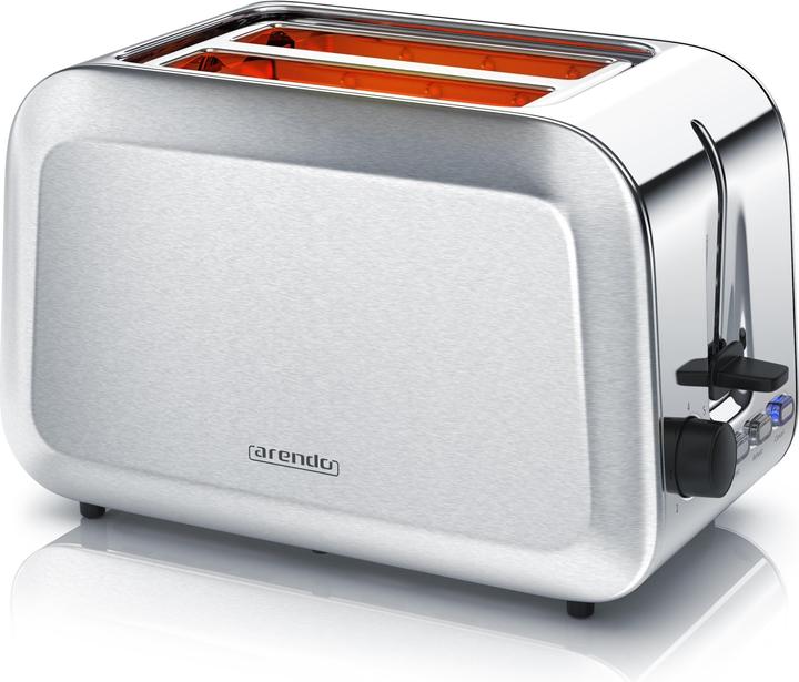 Produktbild Arendo 2 Scheiben Toaster in Edelstahl (EU-Stecker)