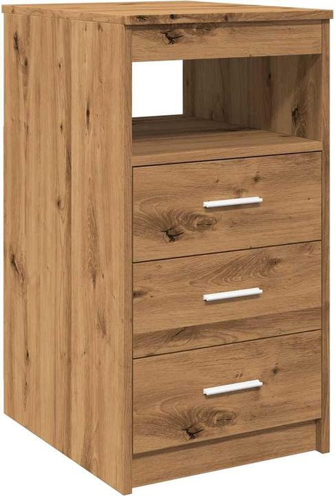 Produktbild VidaXL Schubladenschrank Artisan-Eiche 40x50x76 cm Holzwerkstoff (40 x 50 x 76 cm)