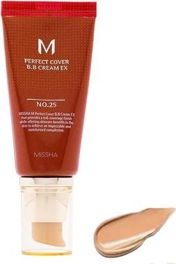 Missha M Perfect Cover Bb Cream Spf42/Pa+++ Multifunctional Bb Cream 25 Warm Beige 50Ml (25 Warm Beige)