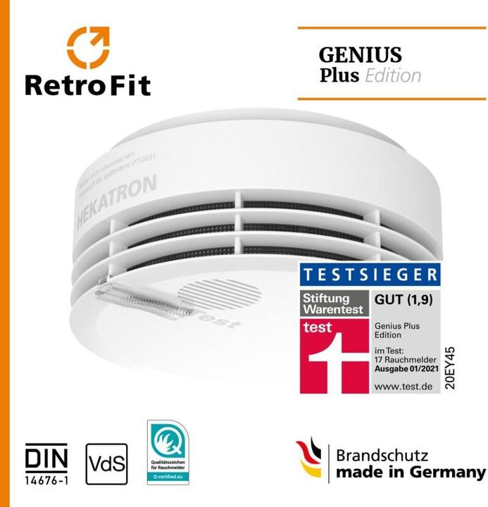 Produktbild Hekatron Genius Plus Rauchmeld