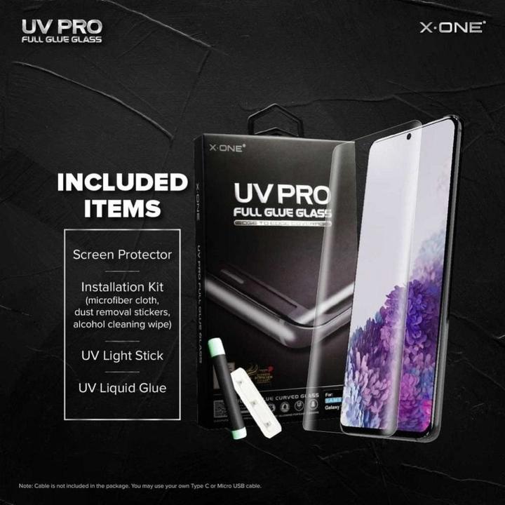 Actual product image X-One Bulletproof glass, glass protection film, protective glass (1 Piece, Samsung Galaxy S21)