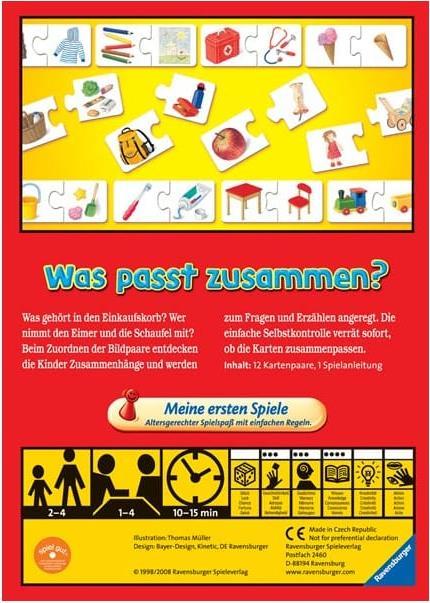 Produktbild Ravensburger Was passt zusammen? Schauen, fragen und entdecken (Deutsch)