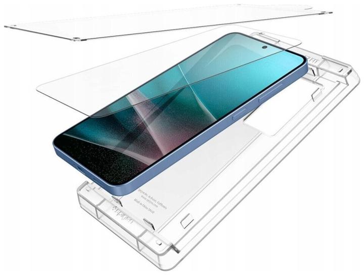 Actual product image Spigen Elite Shield "Ez Fit" for Samsung Galaxy S25 Clear (1 Piece, Samsung Galaxy S25)