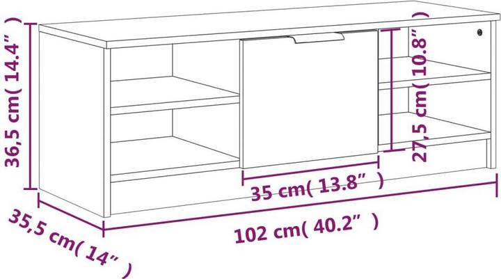 Produktbild VidaXL Makai (102 x 35.5 x 36.5 cm)