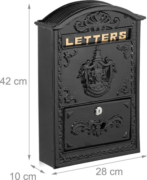 Actual product image Relaxdays Letterbox Vintage