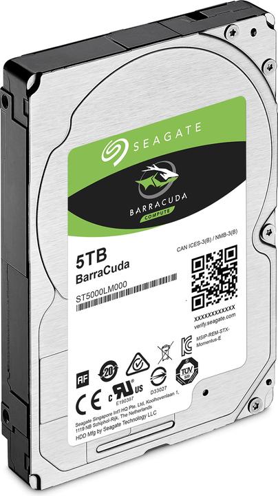 Produktbild Seagate BarraCuda (5 TB, 2.5", SMR)