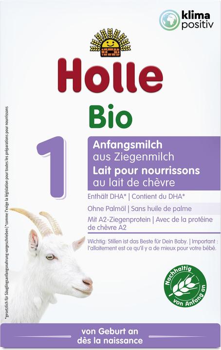 Image du produit Holle Lait initial 1 bio à base de lait de chèvre (400 g, dès la naissance)