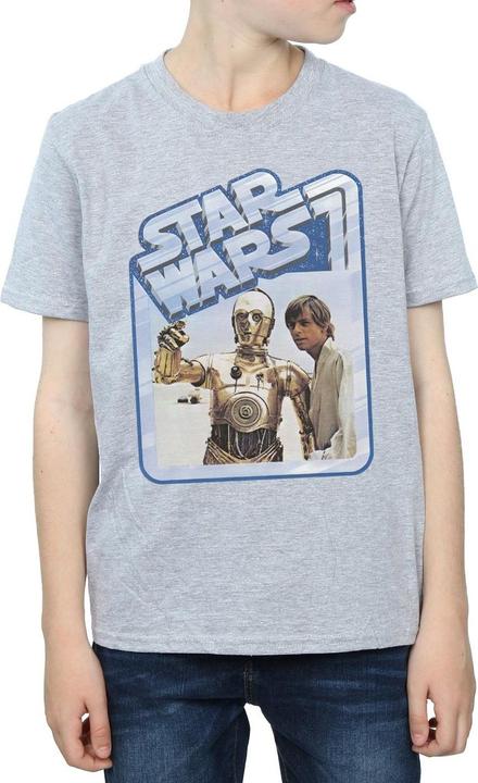 Produktbild Star Wars Luke Skywalker And C3PO TShirt Jungen (128)