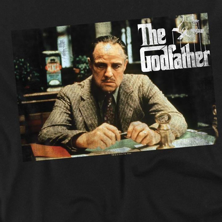 Actual product image The Godfather Unisex Adult Don Vito Corleone Picture T-Shirt (XXL)