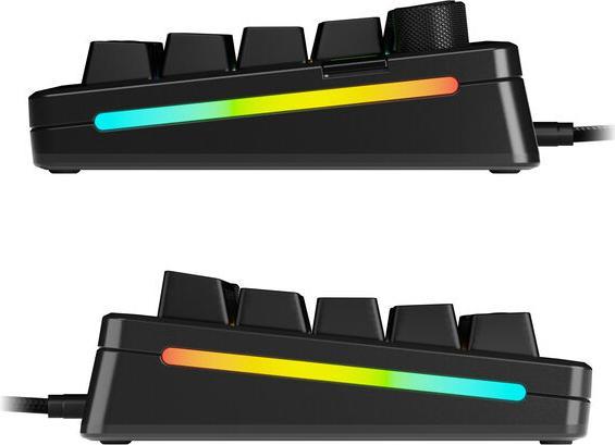 Actual product image Glorious GMMK 3 Pro 65 % Custom Gaming Keyboard - Pre-Built, ANSI (US), Fox Switches, black (US, Cable)