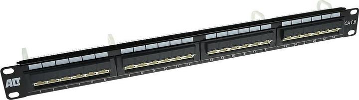 Immagine prodotto Patchpanel 24 porte non schermate a 45° CAT6 PATCHPANEL 24P UTP C6 45GR