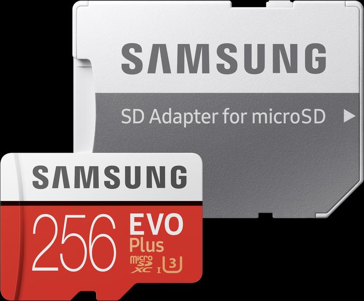 Productafbeelding Samsung Evo+ (256 GB, microSDXC, U3, UHS-I)