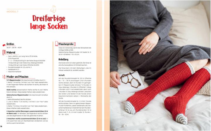 Produktbild Ich stricke Socken - cosy & trendy (35 - 42)