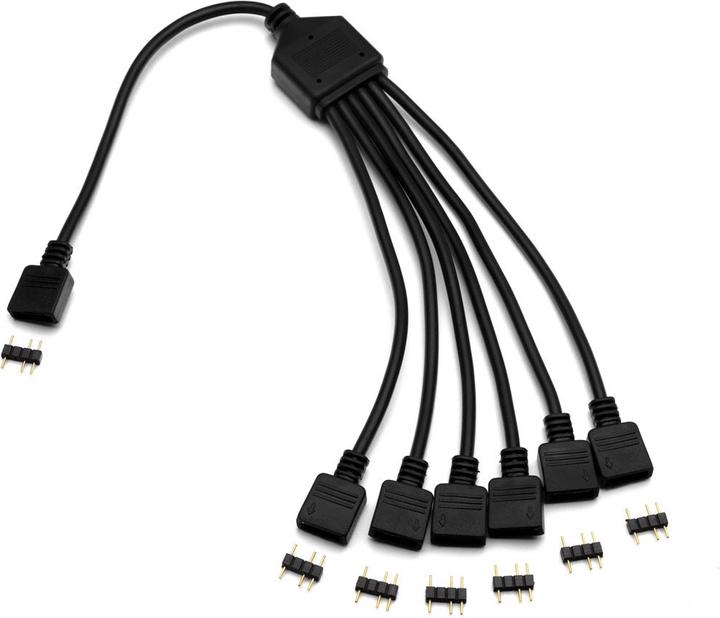 EKWB EK-D-RGB 6-fold D-RGB splitter cable