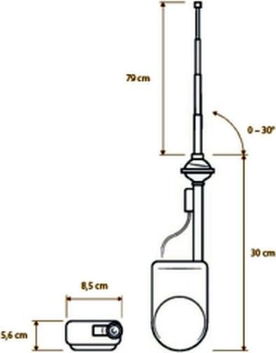 Produktbild Blaupunkt vollautomatische Universal-Motor-Versenkantenne für AM/FM