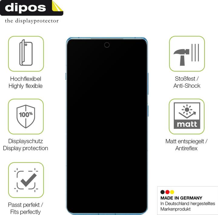 Actual product image Dipos Full Cover Screen Protector Matte (1 Piece, OnePlus 12R)