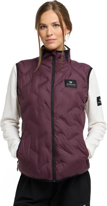 Productafbeelding Witeblaze AMITA Dames" vest gewatteerd donker aubergine XL (XL)