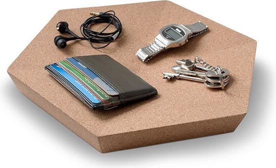 Actual product image j-me HEX cork tray