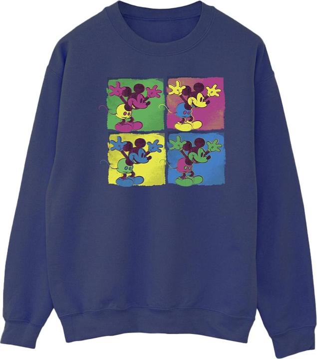 Actual product image Disney Mens Mickey Mouse Pop Art Sweatshirt (XL)