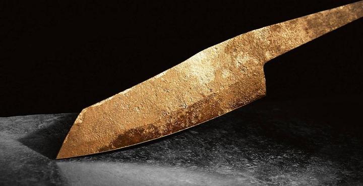 Image du produit Nesmuk Couteau de chef SOUL marron clair rayé (18 cm)
