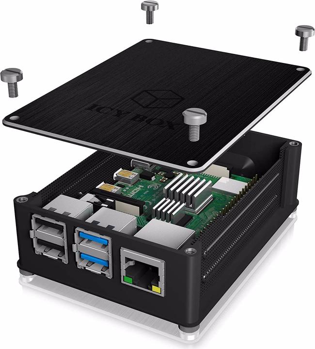 Icy Box Gehäuse Raspberry Pi 4 Model B
