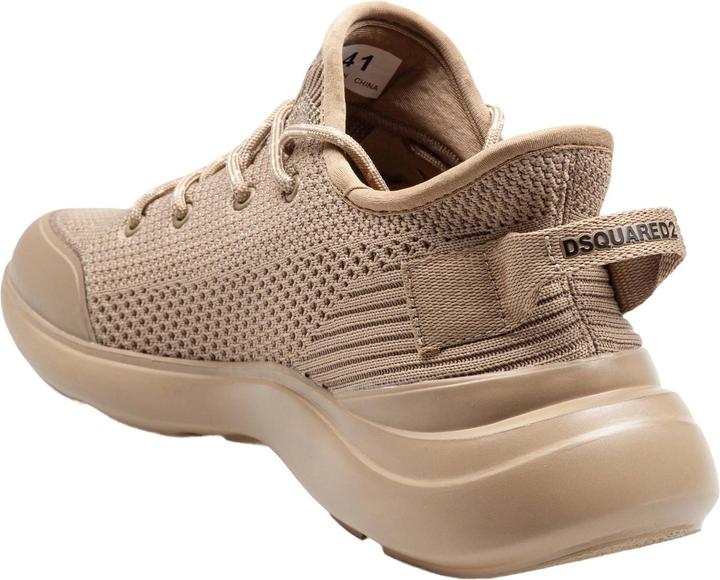 Image du produit Dsquared2 fly stretch knit sneakers khaki color (42)