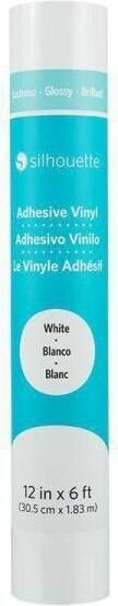Actual product image Silhouette Vinyl film Glossy 30.5 cm White