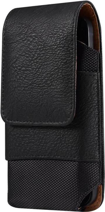 Productafbeelding Cover-Discount Nylon - Leren Riemtas met Kaartvak zwart / L