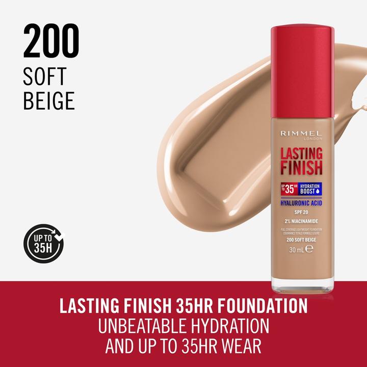 Image du produit Rimmel London Finition de la charge 35H (200 Beige pâle)