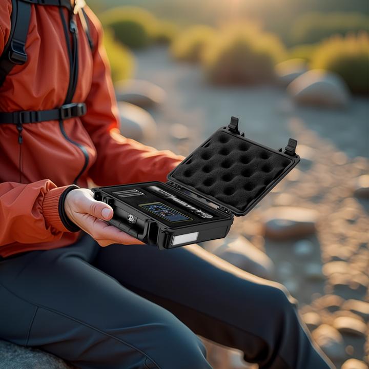Actual product image Wiltec Universal case 19x17x6cm waterproof Transport case Case Protective case
