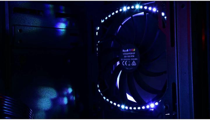 Actual product image Enermax Case fan SquARGB 3-pack (120 mm, 3 x)