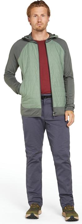 Actual product image Icebreaker Men Merino Mer Quantum Hybrid LS Zip Hoodie (S)