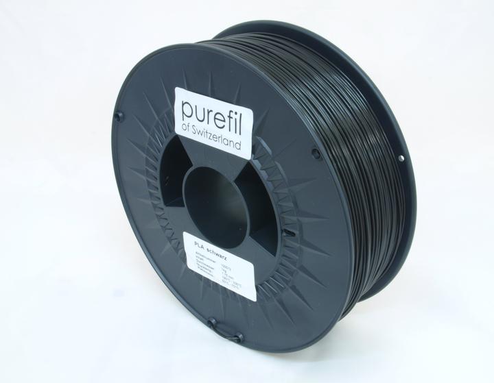 Actual product image Purefil Filament (PLA-R, 1.75 mm, 1000 g, Black)