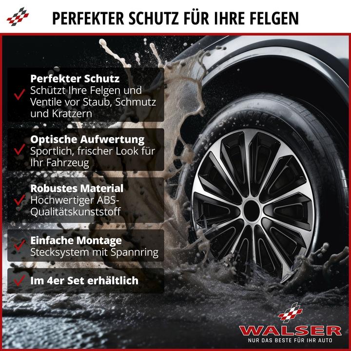 Produktbild Walser Radzierblenden Satz (4 Stück, 14")