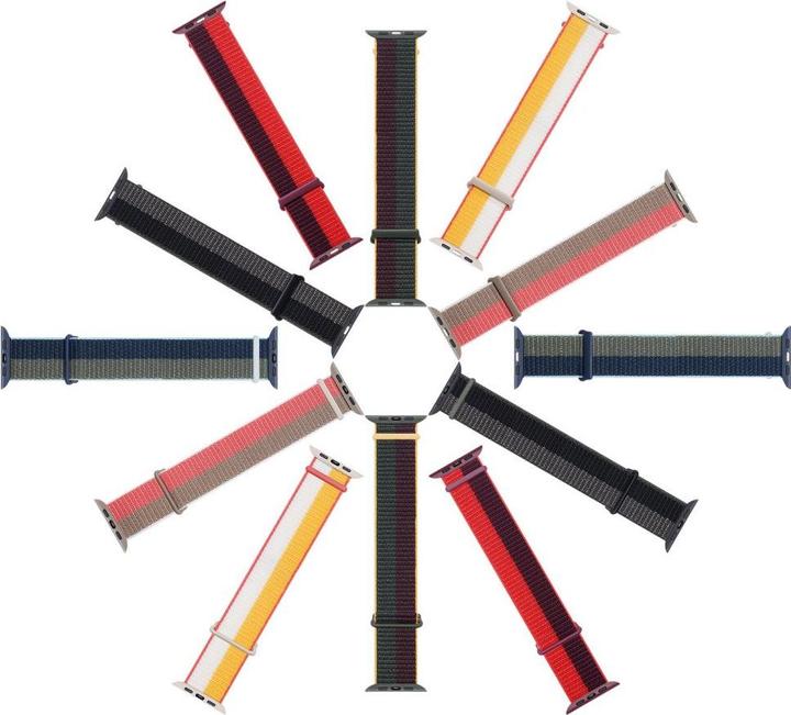 Produktbild Dux Ducis Sport Series Armband (38 mm, 40 mm, 41 mm, Nylon, Apple Watch Series 4, Apple Watch SE, Apple Watch Series 6, Apple Watch Series 5, Apple Watch Series 8, Apple Watch Series 3, Apple Watch Series 9, Apple Watch Series 1, Apple Watch Series 2, Apple Watch Series 7)