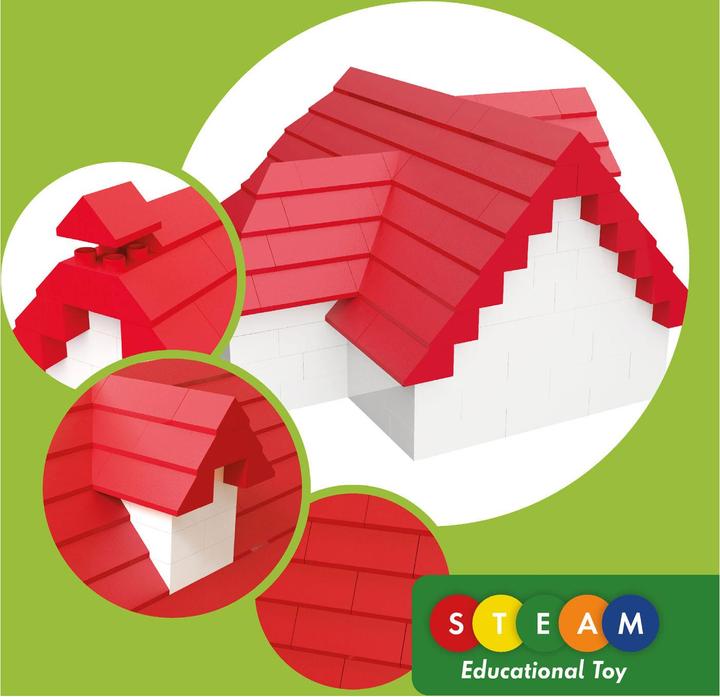 Actual product image Hubelino 124-piece roof tile set, compatible