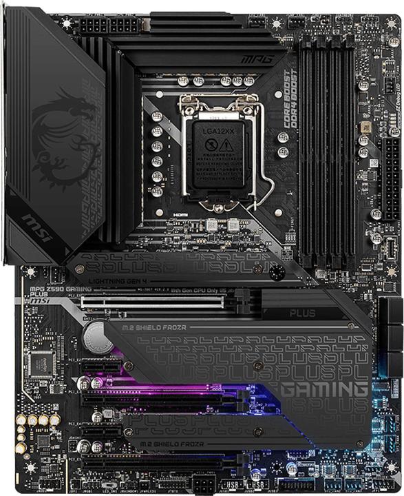 Produktbild MSI MPG Z590 Gaming Plus (LGA 1200, Intel Z590, ATX)
