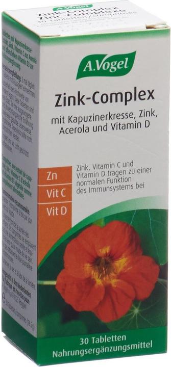 Produktbild A. Vogel Zink-Complex (30 Stück, Tabletten, 73 g)