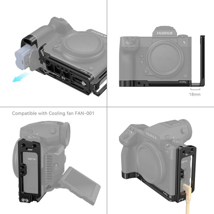 Actual product image SmallRig Dedicated L Bracket for FUJIFILM GFX100 II 4514