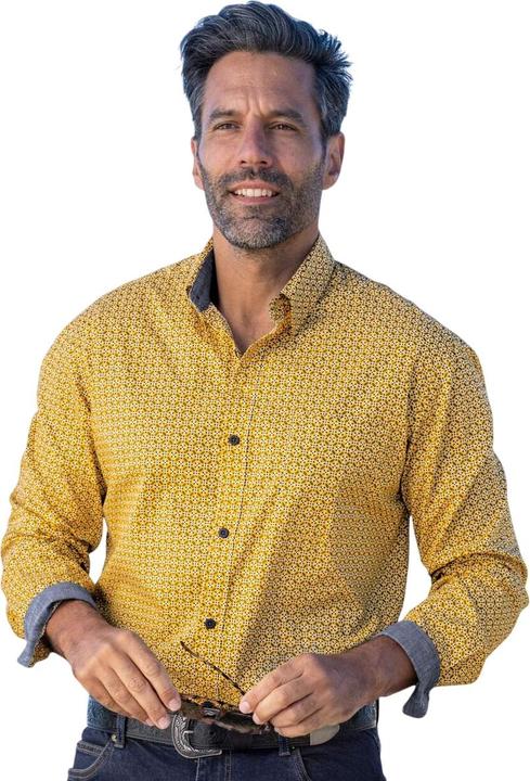 Actual product image Atlas For Men Mens Patterned Poplin Shirt (6XL)