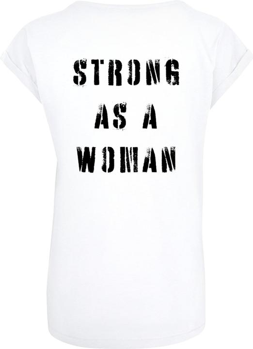 Image du produit Merchcode Ladies WD - Strong As A Woman Tee à l'épaule étendue - 116539 (XS)