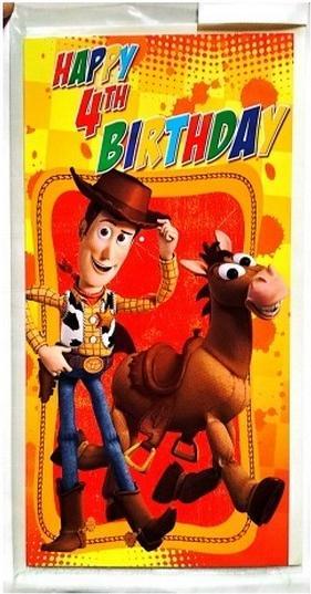 Toy Story 4th Birthday Greetings Card (1 pcs.)