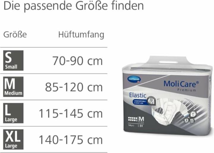 Produktbild MoliCare Elastic 10 Inkontinenz Slip (14 x, Large plus)